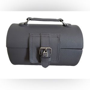 UNO de 50 Original Travel Jewelry Box in Pebbled Gray (NWOT) stunning sh…